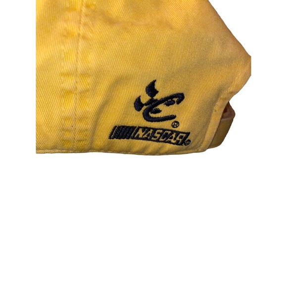 NASCAR M&M Hat Sadler 38 Adult Signed Authentic Yellow Cap Yates Racing Chase - Picture 3 of 8
